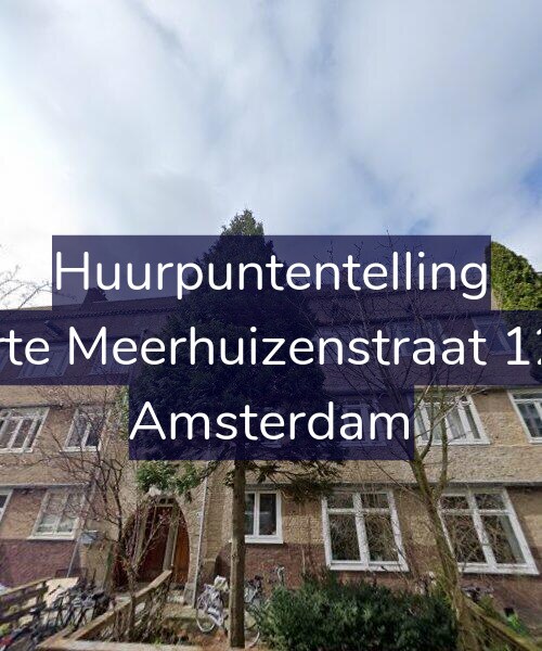 Foto gevel Huurpuntentelling voor Korte Meerhuizenstraat 12-2, Amsterdam