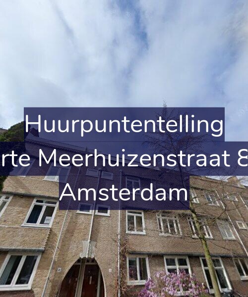 Foto gevel Huurpuntentelling voor Korte Meerhuizenstraat 8-2, Amsterdam
