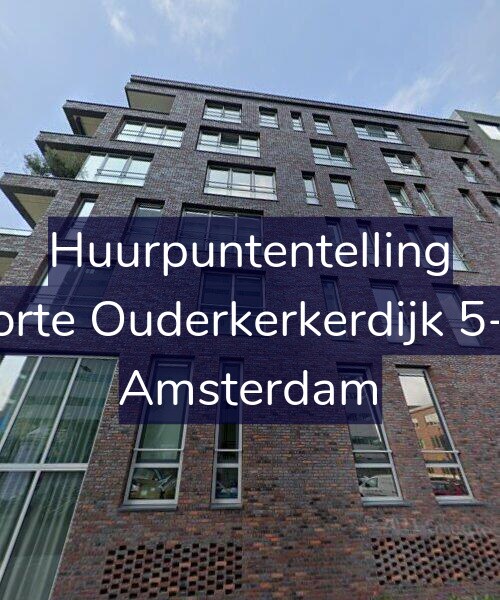 Foto gevel Huurpuntentelling voor Korte Ouderkerkerdijk 5-U, Amsterdam