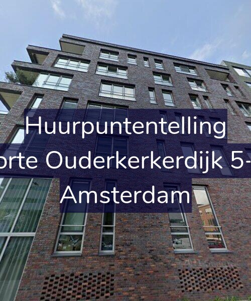 Foto gevel Huurpuntentelling voor Korte Ouderkerkerdijk 5-G, Amsterdam