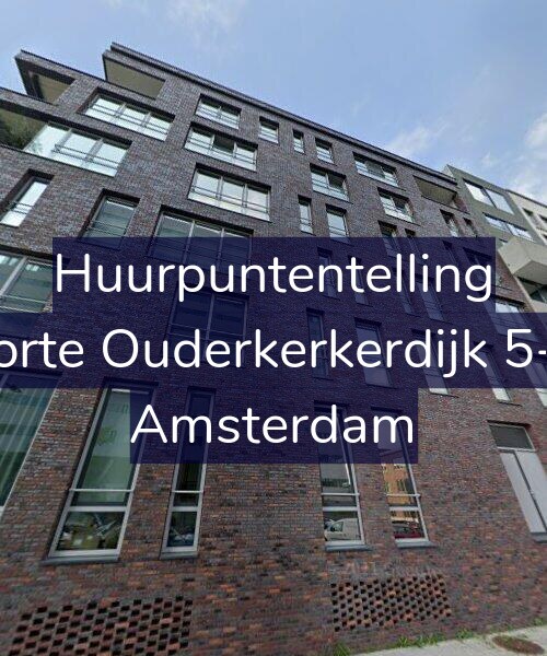 Foto gevel Huurpuntentelling voor Korte Ouderkerkerdijk 5-K, Amsterdam