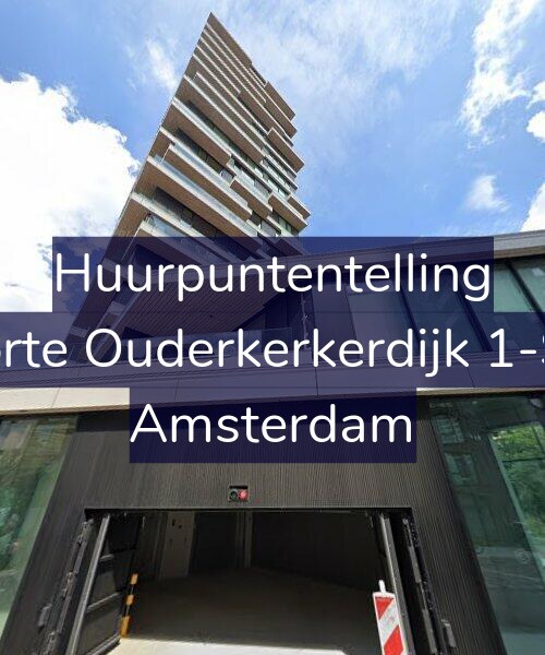 Foto gevel Huurpuntentelling voor Korte Ouderkerkerdijk 1-S1, Amsterdam