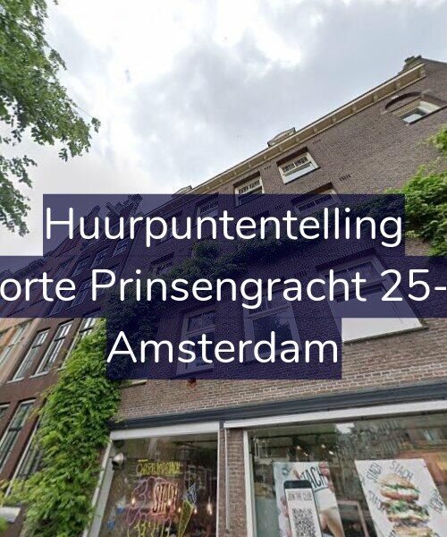 Foto gevel Huurpuntentelling voor Korte Prinsengracht 25-2, Amsterdam