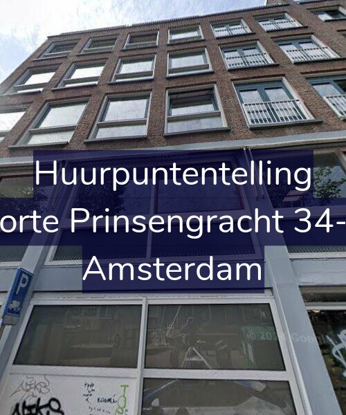 Foto gevel Huurpuntentelling voor Korte Prinsengracht 34-E, Amsterdam
