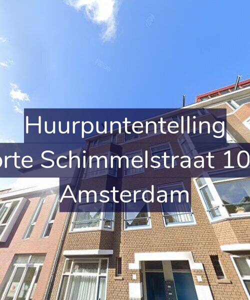 Foto gevel Huurpuntentelling voor Korte Schimmelstraat 10-3, Amsterdam