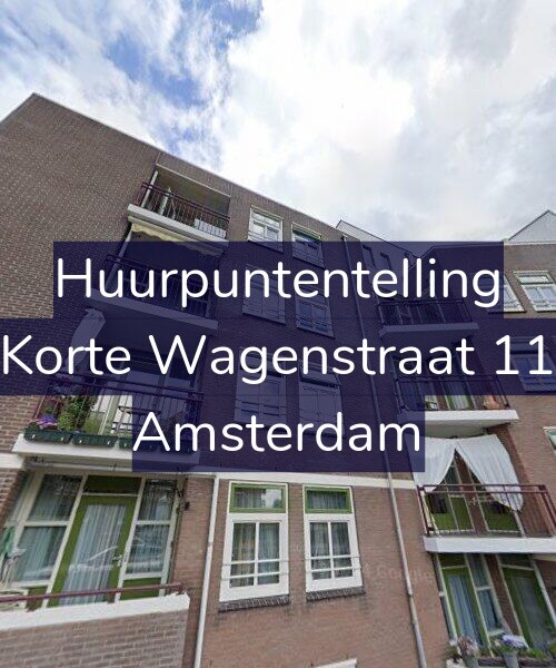 Foto gevel Huurpuntentelling voor Korte Wagenstraat 11, Amsterdam