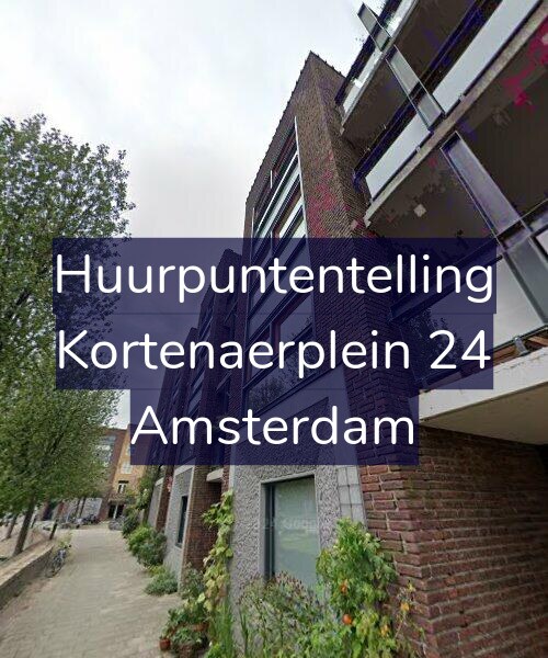 Foto gevel Huurpuntentelling voor Kortenaerplein 24, Amsterdam