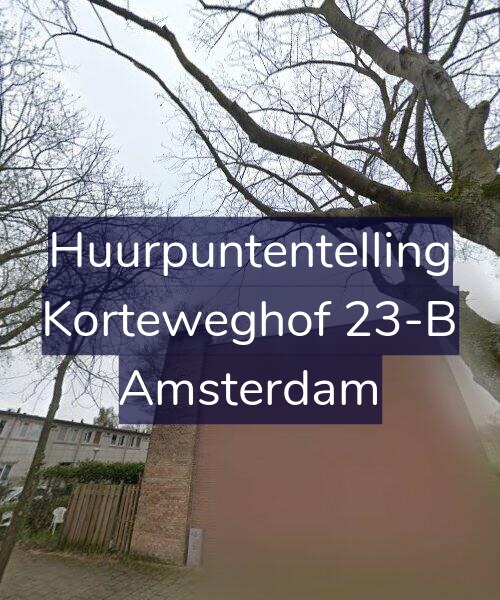 Foto gevel Huurpuntentelling voor Korteweghof 23-B, Amsterdam