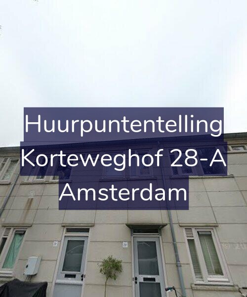 Foto gevel Huurpuntentelling voor Korteweghof 28-A, Amsterdam