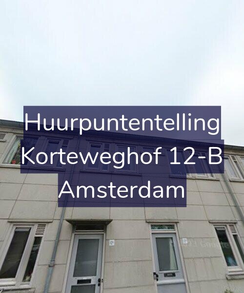 Foto gevel Huurpuntentelling voor Korteweghof 12-B, Amsterdam