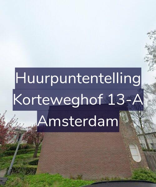 Foto gevel Huurpuntentelling voor Korteweghof 13-A, Amsterdam