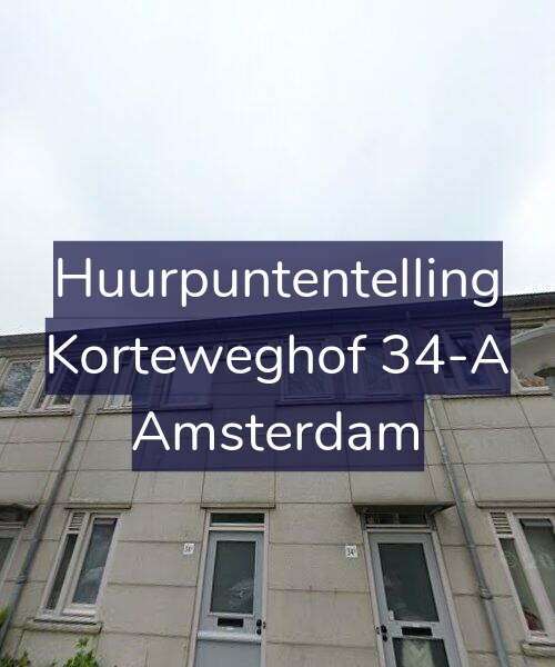 Foto gevel Huurpuntentelling voor Korteweghof 34-A, Amsterdam