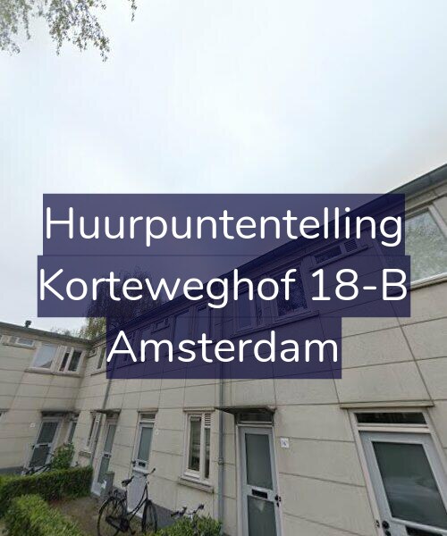 Foto gevel Huurpuntentelling voor Korteweghof 18-B, Amsterdam