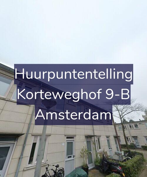 Foto gevel Huurpuntentelling voor Korteweghof 9-B, Amsterdam