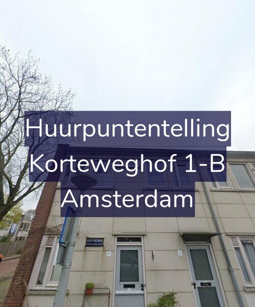 Foto gevel Huurpuntentelling voor Korteweghof 1-B, Amsterdam