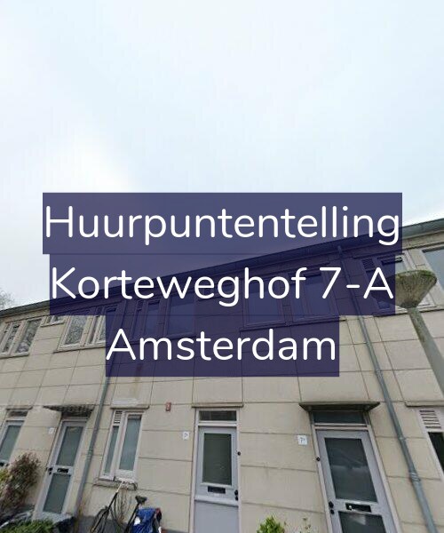 Foto gevel Huurpuntentelling voor Korteweghof 7-A, Amsterdam
