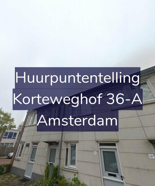 Foto gevel Huurpuntentelling voor Korteweghof 36-A, Amsterdam