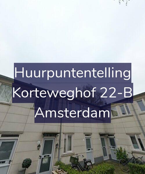 Foto gevel Huurpuntentelling voor Korteweghof 22-B, Amsterdam
