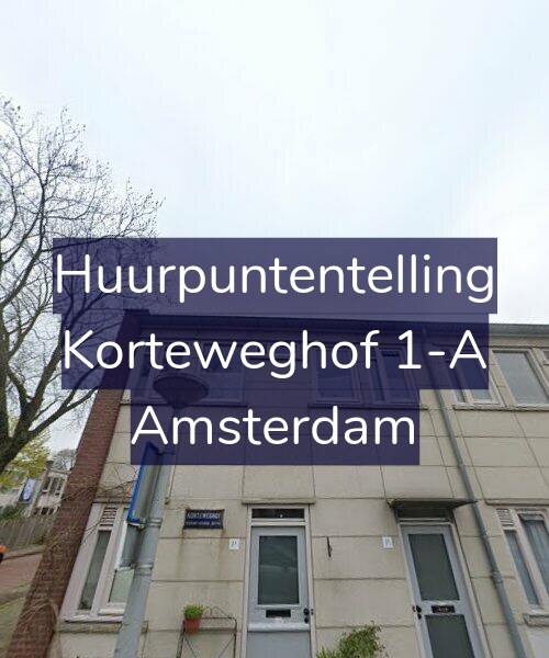 Foto gevel Huurpuntentelling voor Korteweghof 1-A, Amsterdam