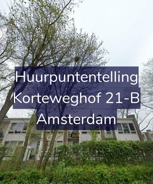 Foto gevel Huurpuntentelling voor Korteweghof 21-B, Amsterdam