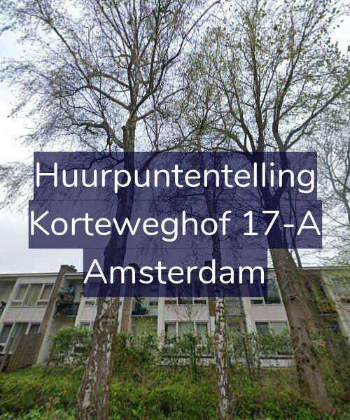 Foto gevel Huurpuntentelling voor Korteweghof 17-A, Amsterdam