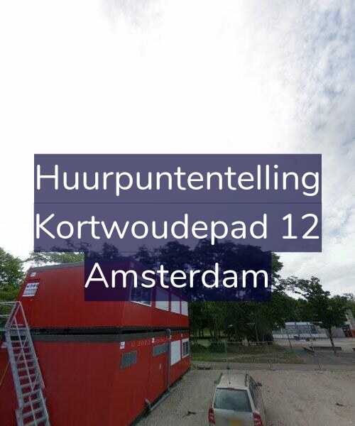 Foto gevel Huurpuntentelling voor Kortwoudepad 12, Amsterdam