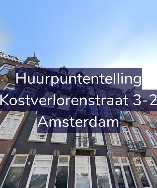 Foto gevel Huurpuntentelling voor Kostverlorenstraat 3-2, Amsterdam