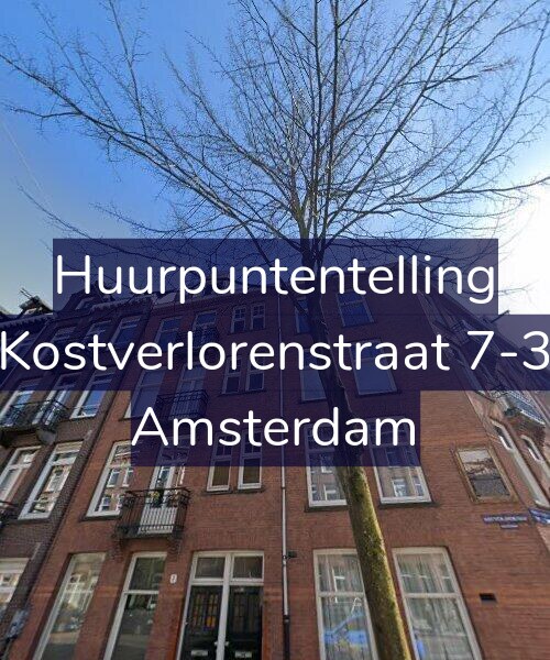 Foto gevel Huurpuntentelling voor Kostverlorenstraat 7-3, Amsterdam