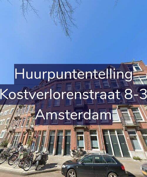 Foto gevel Huurpuntentelling voor Kostverlorenstraat 8-3, Amsterdam