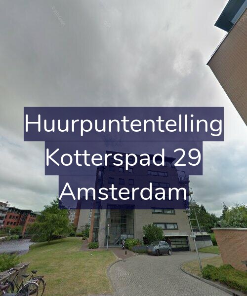 Foto gevel Huurpuntentelling voor Kotterspad 29, Amsterdam