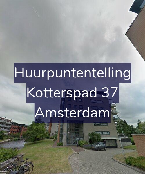 Foto gevel Huurpuntentelling voor Kotterspad 37, Amsterdam