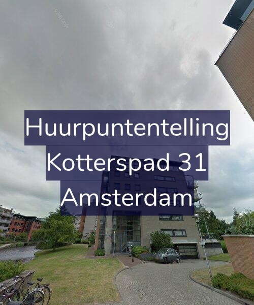 Foto gevel Huurpuntentelling voor Kotterspad 31, Amsterdam