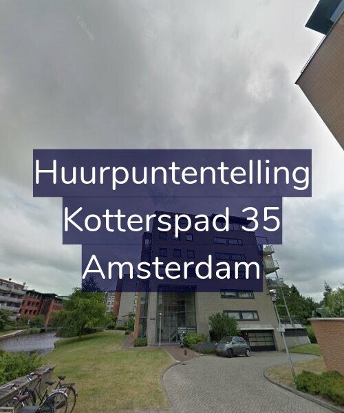 Foto gevel Huurpuntentelling voor Kotterspad 35, Amsterdam
