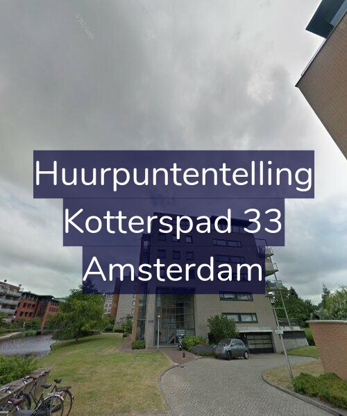 Foto gevel Huurpuntentelling voor Kotterspad 33, Amsterdam