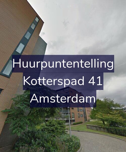 Foto gevel Huurpuntentelling voor Kotterspad 41, Amsterdam