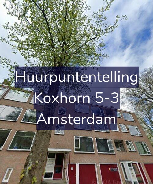 Foto gevel Huurpuntentelling voor Koxhorn 5-3, Amsterdam