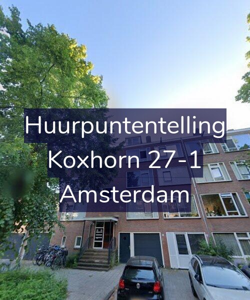 Foto gevel Huurpuntentelling voor Koxhorn 27-1, Amsterdam