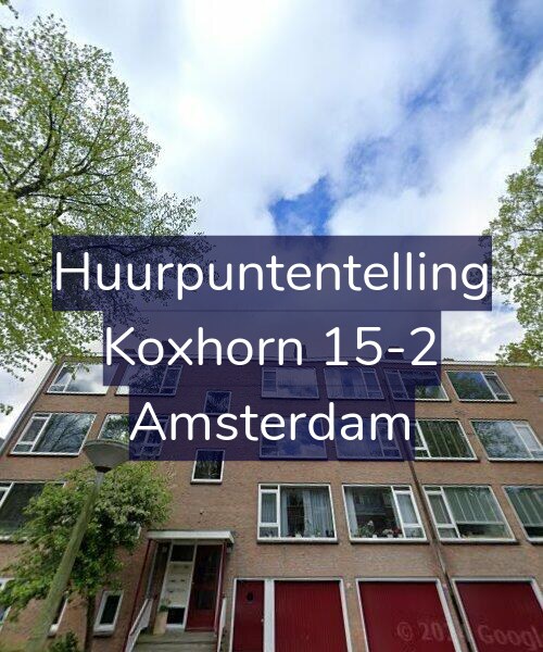 Foto gevel Huurpuntentelling voor Koxhorn 15-2, Amsterdam