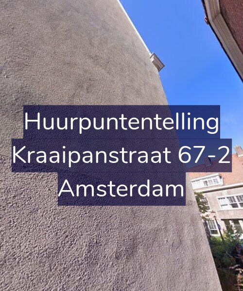 Foto gevel Huurpuntentelling voor Kraaipanstraat 67-2, Amsterdam