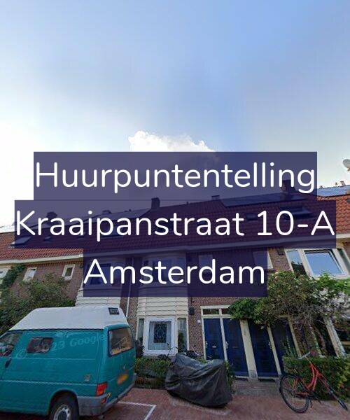 Foto gevel Huurpuntentelling voor Kraaipanstraat 10-A, Amsterdam