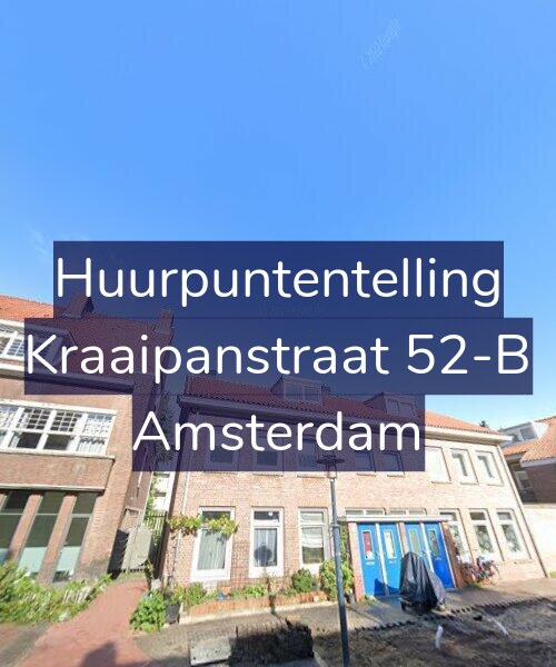 Foto gevel Huurpuntentelling voor Kraaipanstraat 52-B, Amsterdam