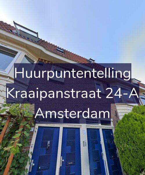 Foto gevel Huurpuntentelling voor Kraaipanstraat 24-A, Amsterdam