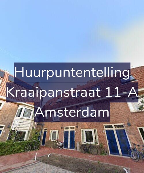Foto gevel Huurpuntentelling voor Kraaipanstraat 11-A, Amsterdam