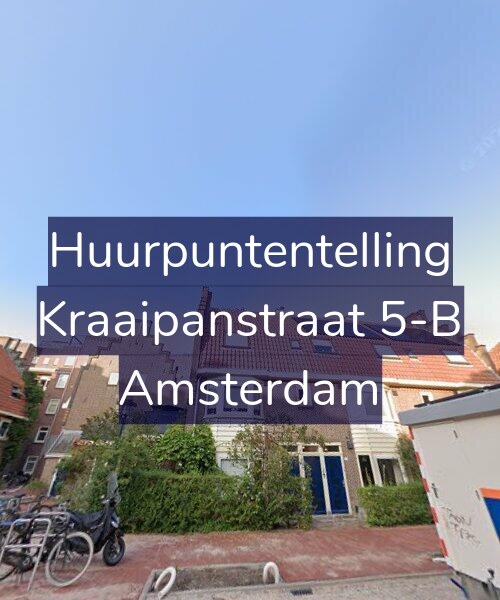 Foto gevel Huurpuntentelling voor Kraaipanstraat 5-B, Amsterdam
