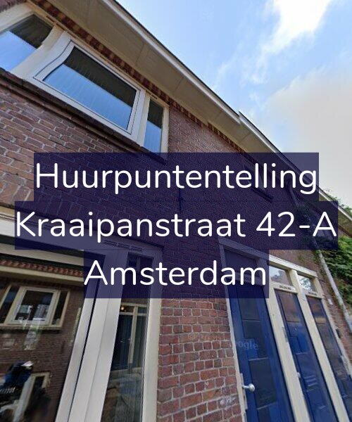 Foto gevel Huurpuntentelling voor Kraaipanstraat 42-A, Amsterdam