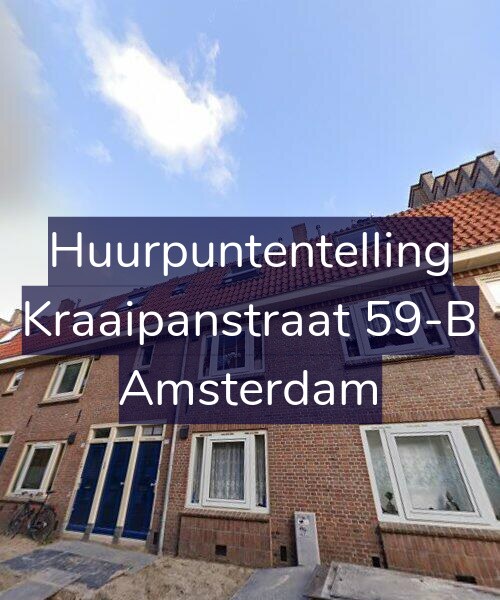 Foto gevel Huurpuntentelling voor Kraaipanstraat 59-B, Amsterdam