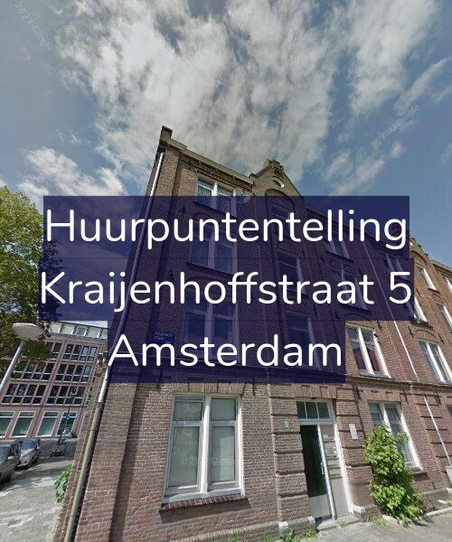 Foto gevel Huurpuntentelling voor Kraijenhoffstraat 5, Amsterdam