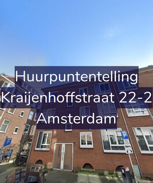 Foto gevel Huurpuntentelling voor Kraijenhoffstraat 22-2, Amsterdam