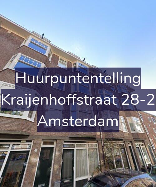 Foto gevel Huurpuntentelling voor Kraijenhoffstraat 28-2, Amsterdam