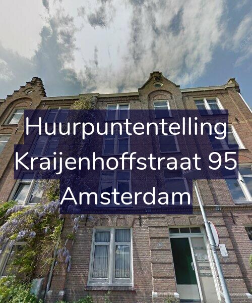 Foto gevel Huurpuntentelling voor Kraijenhoffstraat 95, Amsterdam